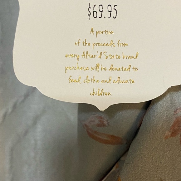 NWT Altar’d State sage green floral Dress - Picture 8 of 12